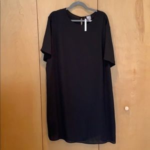 ASOS black t-shirt dress
